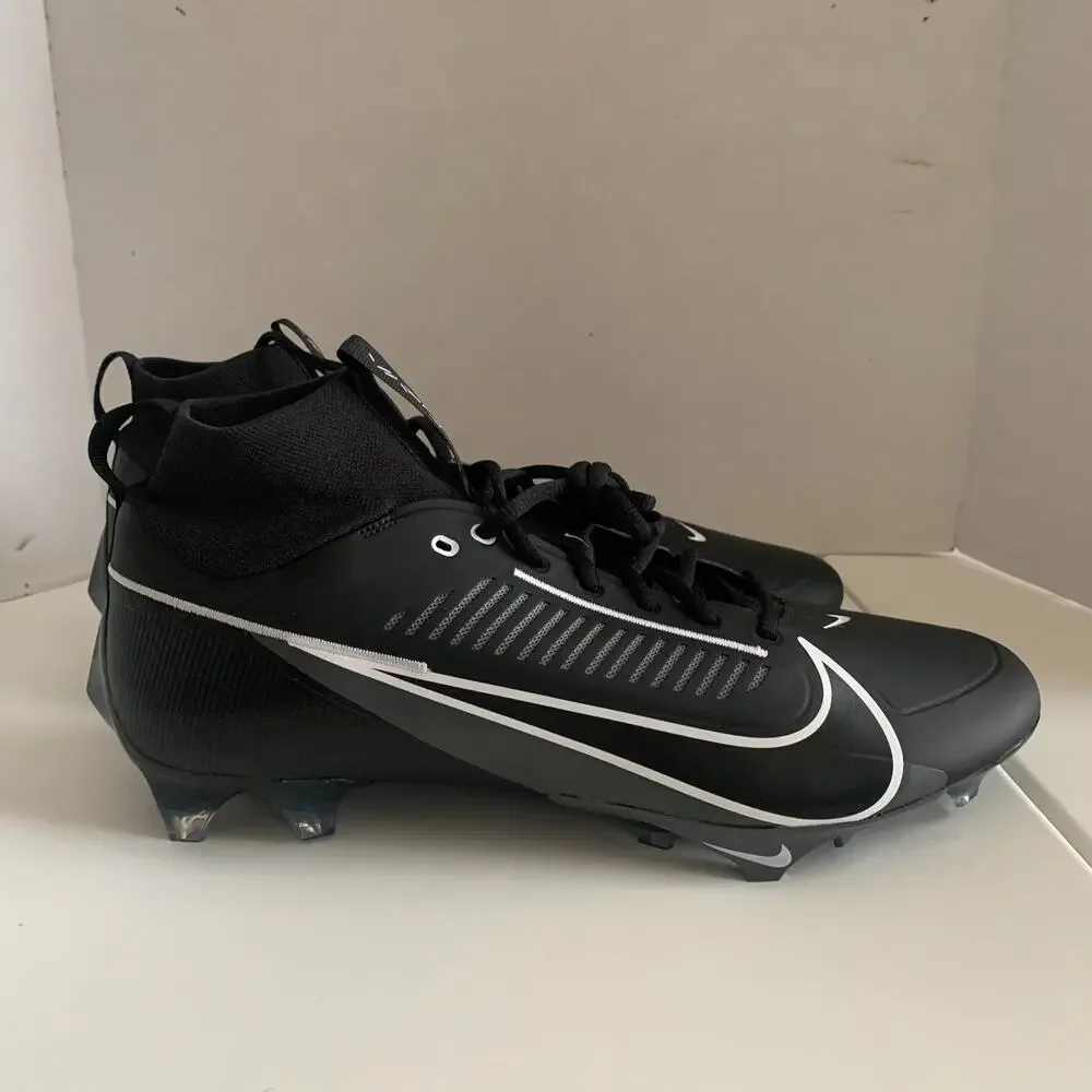 Nike Vapor Edge Pro 360 2 Mens Size 15 Wide Football Cleats FN7760-001 Black NEW